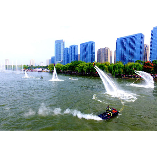 浙江绍兴县河桥瓜湖北岸公园水景工程